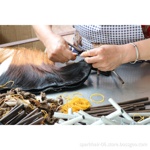 SPARK  hair bundles wholesale virgin brazilian human hair bundle distributors, 100% raw human hair extensions factory